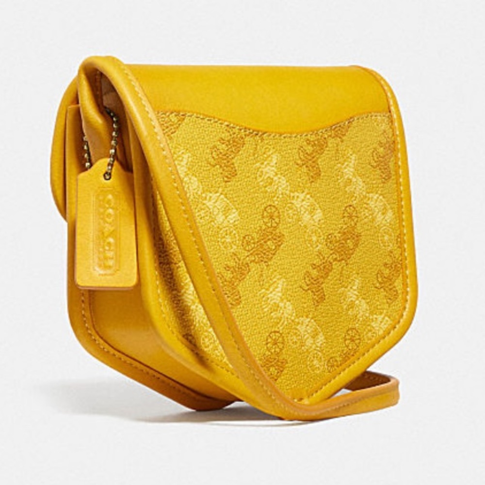 Coach turnlock flap pouch 15 - Picture 2 of 7